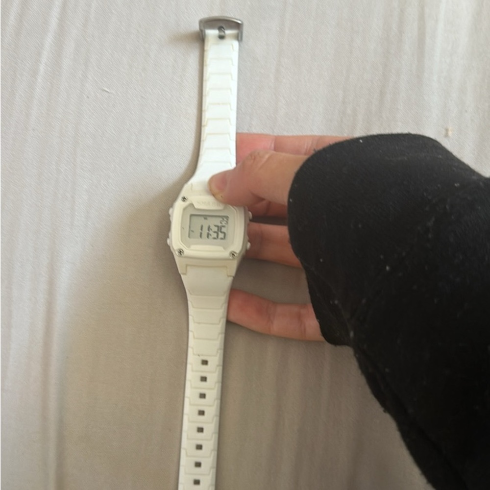 Classic White Digital Smartwatch
